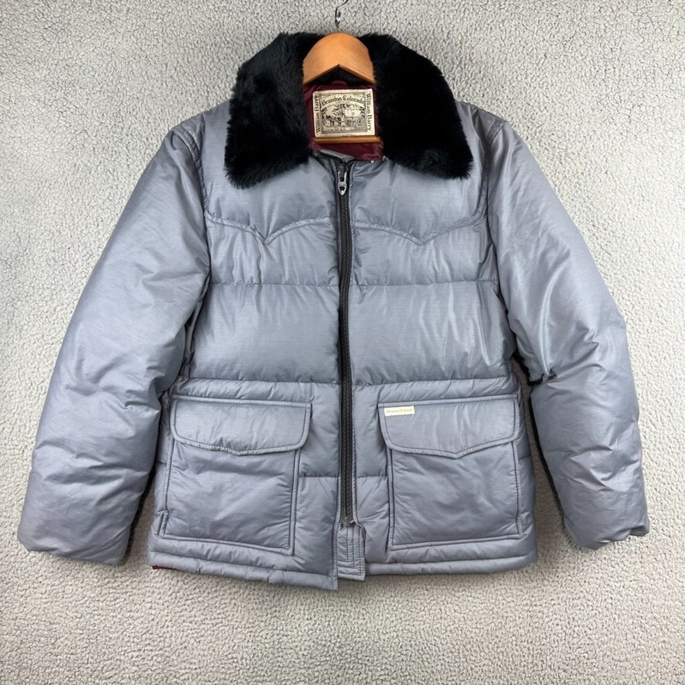 Vintage 1980's William Barry Brandon Colorado Down Puffer Jacket Mens Medium‎